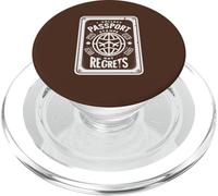 Collect Passport Stamps not Regrets Traveling Tourist PopSockets PopGrip for MagSafe