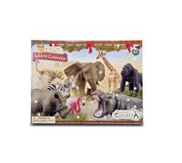 Collecta - Advent Calendar - 24 Mini Wild World Figures - Includes 6 AR Cards - +3 (Deqube 90184303)