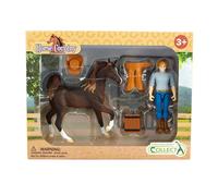 CollectA Kids Horse Country Blacksmith and Accessories Window Box playset