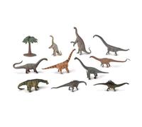 CollectA Box of Mini Sauropods - 11pcs Hand Finished Dinosaur Figure Set with Carry Case, Realistic Prehistoric Figures & Models, Animal Gifts For Toddlers & Kids, Age 3 Years +