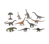 CollectA Box of Mini Sauropods - 11pcs Hand Finished Dinosaur Figure Set with Carry Case, Realistic Prehistoric Figures & Models, Animal Gifts For Toddlers & Kids, Age 3 Years +
