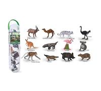 CollectA Box of Mini Wild Animals, 3-12 Piece | Realistic Hand Finished Wildlife Figure Set, Collectable Animal Models, Nature Gift for Toddlers & Kids Age 3+