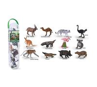 CollectA Box of Mini Wild Animals 3-12pcs Realistic Animal Figure Playset, Hand Finished Wildlife Models, Nature Playsets, Gifts For Toddlers & Kids, Age 3 Years Old +