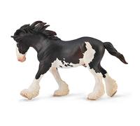 CollectA Clydesdale Stallion (Black Sabino) - Realistic Hand-Finished Horse Toy, Animal Figures, Educational Toys, Ideal For Imaginary Play, 3 Years +