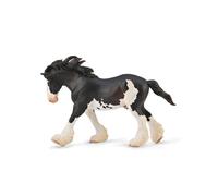 CollectA Clydesdale Stallion (Black Sabino) - Realistic Hand-Finished Horse Toy, Animal Figures, Educational Toys, Ideal For Imaginary Play, 3 Years +
