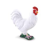 CollectA Cockerel White, Farm Bird Figure | Realistic Collectable Farm Animal Figure for Imaginative Play, Gift for Kids Age 3+
