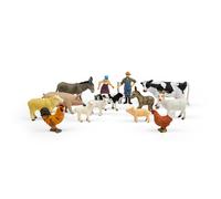 CollecA Farm Figurines Deluxe Park - Includes 14 Animals