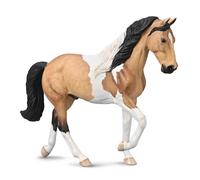 CollectA Tennessee Walking Horse Stallion (Buckskin Tobiano) - Realistic Hand Finished Horse Toys, Animal Figures & Models, Gifts For Toddlers & Kids, Age 3 Years +