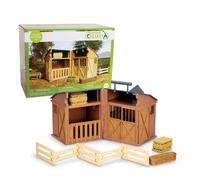 CollectA Folding Farm Life Barn Stable Set with Accessories Ages 3 Years and Up