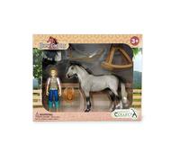 CollectA Lady Hobby Rider & Accessories - Riding Horse Playset