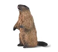 CollectA Marmot - Realistic & Hand Finished Animal Figure, Mini Wild Animal Models, Child’s Wildlife Figures, Nature Gifts For Toddlers & Kids, Age 3 Years Old +