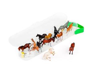 CollectA Mini Horse Box of 12 - Stallions and Mares