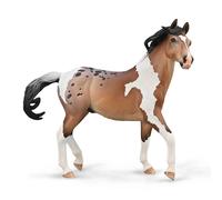 CollectA Mustang Stallion Bay Pintoloosa (Deluxe 1:12 Scale) - Realistic Hand-Finished Horse Toy, Animal Figures, Ideal For Imaginary Play, 3 Years +