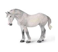 CollectA Percheron Mare (Dappled Grey) - Realistic Hand Finished Horse Toys, Animal Figures & Models, Gifts For Toddlers & Kids, Age 3 Years +