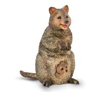 CollectA Quokka with Joey in Brown CollectA Brown