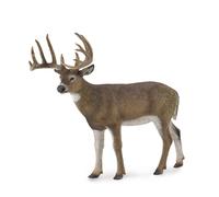 CollectA Realistic Animal Replica White Tailed Deer Figure Large Ages 3+ and Up