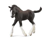CollectA Shire Horse Foal Black, Horse Figure | Realistic Collectable Animal Figure for Imaginative Play, Gift for Kids Age 3+