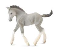 CollectA Shire Horse Foal Grey, Horse Figure | Realistic Collectable Animal Figure for Imaginative Play, Gift for Kids Age 3+