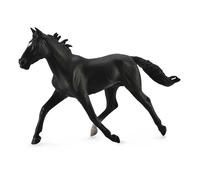 CollectA Standardbred Pacer Stallion - Black (Collectible Figure, 18.5cm x 11.3cm, PVC phthalate-free)