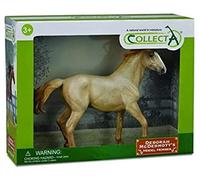 Collecta - Stallion Mustang Palomino Clear, Deluxe Box 1:12 89807 (90189807)