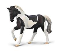 CollectA Warmblood Stallion Black Tobiano,