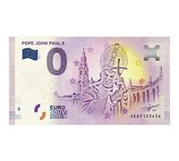 Collectable 0 Euro ? Bank Note Papal Souvenir - Pope John Paul II