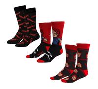 Collectable 3 Pcs Socks Chucky Red Set 2900003048 | Acotis
