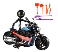 Collectable Action Figures Set With 7 Weapons,13Multi-Jointed Movable Robot,2026 New Stop Motion Figures,Full Body Mechanical Doll Birthday Gifts Kids Desktop Decorations Requires Assembly (BK-Car)