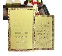 Collectable Copper Card - Blessing That Brings Happiness,Metal Happy Blessing Collecting Card | For Bookshelf Travel Bedroom Bedside Commute Family Friends Collectors Class Members