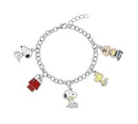 Peanuts Snoopy Charm Adjustable Chain Bracelet for Women and Girls