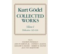 Collected Works: Volume I: Publications 1929-1936 (Collected Works (Oxford)): 01