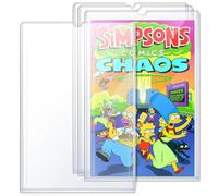 CollectHall Comic Book Bags, Comic Book Top Loaders Fits Current, Regular, Silver Age Comics-12 Pack