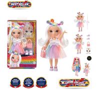 Collectible 14cm Opal Raine Doll with Unicorn and Stylish Purse - Age 4+