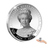 Collectible Coin - Collectable Coin,Rust-resistant British Queen Home Decor for History Lover Hobbyist Elderly Adult Special Occasions