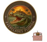 Collectible Coin, Humorous Historical Coin, Decor Display Art Marine Collecting Kids Florida Lovers Women History Buffs Home