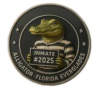 Collectible Coin, Novelty Alligator Coin For Collectors | Decor Display Collection For Home Marine Kids Collecting History Buffs Art Florida Lovers Women Men Display