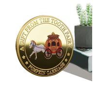 Collectible Coin,Souvenir Coin for Lost Teeth - Treasure Memory Keepsake Collectible Tooth Fairy Souvenir for Boys Girls Children Collection