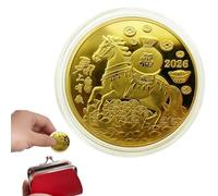 Collectible Coin | Win Success Immediately Coin - Collection Souvenir Year of the Horse Collector Art Display Decor for Women Kids Collecting