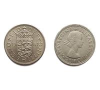 Collectible Coins - Circulated 1963 English Shilling Coin/Great Britain