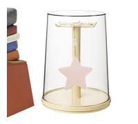 Collectible Doll Display Case - Transparent Acrylic Organizer Rotating Showcase Protective Storage Cabinet Clear Exhibition Container for Dolls & Collectibles
