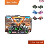 Collectible Monster Truck Pair in 1:64 Scale - Perfect for Ages 3 and Up