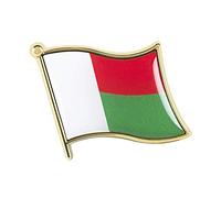 Collectible Novelty Flag Pin for Backpack, Scarf - Made From Jeweler Class Metal - Spartan and the Green Egg Explorer Pin Series - Africa, 3/4", Jeweler Class Metal, no gemstone