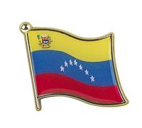 Collectible Novelty Flag Pin for Backpack, Scarf - Made From Jeweler Class Metal - Spartan and the Green Egg Explorer Pin Series - South America, 3/4", Jeweler Class Metal, no gemstone