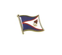 Collectible Novelty Flag Pin for Backpack, Scarf - Made From Jeweler Class Metal - Spartan and the Green Egg Explorer Pin Series - Oceania, 3/4", Jeweler Class Metal, no gemstone