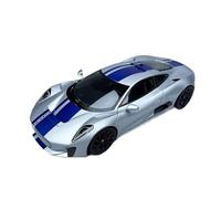 Collectible Race Car Model 1:18 For 2013 Jaguar CX75 Alloy Model Full Doors Limited Rare Vehicle Suitable For Collection Bedroom Decoration