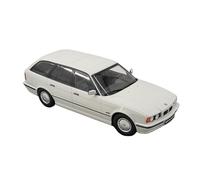Collectible Race Car Model 1:18 For BMW 5 Series Touring E34 1996 White Metallic Car Model White Vintage Car Craft Bedroom Decoration