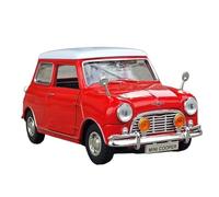 Collectible Race Car Model 1:18 For BMW Mini Cooper 1961 Metal Car Scene Realistic Game Ornaments Play And Display Model Bedroom Decoration