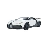 Collectible Race Car Model 1:18 For Bugatti Chiron Pur Sport White Resin Car Series Model Static Large Scale Vehicle Decoration Bedroom Decoration