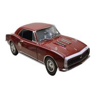 Collectible Race Car Model 1:18 For Chevrolet Camaro SS Camaro 1967 Red Retro Classic Car Metal Model Display Decoration Bedroom Decoration