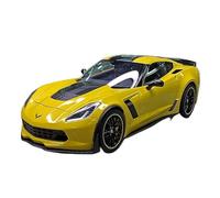 Collectible Race Car Model 1:18 For Chevrolet Corvette C7 Z06 C7R Yellow Metal Large Scale Car Model Adults Holiday Decoration Bedroom Decoration